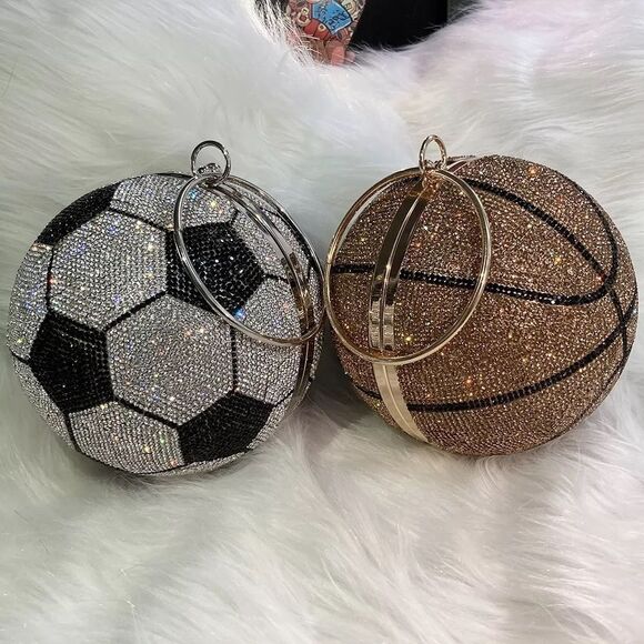 Basketball Bling Purse - Picture 1 of 4